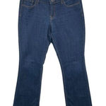 Old Navy Old Navy The Flirt Bootcut Jeans Womens 10 Long Blue Dark Wash Cotton Blend Photo 0