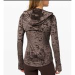 Lululemon Hooded Define Jacket Crushed Velvet French Press Brown Size 12 Photo 1