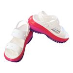 Crocs Mega Crush Sandals White Multi Pink Chunky Festival Size 9 NEW Photo 10