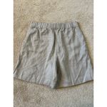 Massimo Dutti  Pull-On Linen Shorts Photo 3