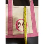 Oprah’s Book Club Embroidered Large Boat & Tote Bag by LL Bean Blue White USA Photo 9