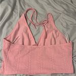 SheIn  Curve Pink Crop Top Photo 1