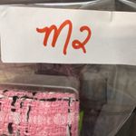 iii Tweed Wool Blend Mini Skirt Womens Sz S Pink New Side Zip Photo 12