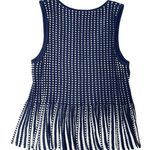 Anthropologie Moth Ostinato Peplum Sweater Tank Medium Blue Photo 1