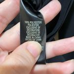 Sandra Darren Sheer Tie Waist Top Blouse Black Size 10 Photo 4