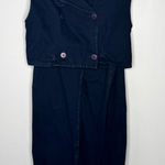 Vintage Sostanza denim set top size small and bottom size 8 Blue Photo 0