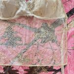 Passports True vintage 90s y2k cream beaded backless halter top Photo 4