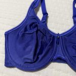 Wacoal 34DD Blue Basic Beauty Full Figure Underwire Bra Unlined 855192 Photo 12