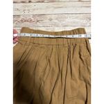 Giada Forte Resort Linen Cotton Blend Midi Skirt Size 0 Camel Flowy Boho Brown Photo 5