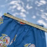 Hearts of Palm size 10 linen blend top and wide leg capris. Blue Photo 6