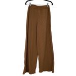 Free People  Women's Brown Corduroy Textured‎ Pleated Wide Leg Pants XS Photo 1