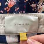 Anthropologie Leifsdottir Maypop floral and bird print Bermuda shorts size 0 Blue Photo 9