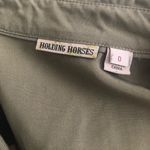 Holding Horses  Anthropologie brand army green top Photo 5