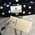 Tuckernuck NWT Tuckernut Navy & Cream Polkadot Pleated Pants Trousers Slacks Size Small Photo 5