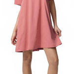 Uniqlo AIRism Cotton Mini Dress | Short-Sleeve Shirt Dress Red NWT XL Photo 0