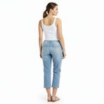 Apt. 9 Womens Blue Denim Mid Rise Cropped Capris Rhinestone Glam Size 14 Photo 1