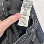 Free People Jeans Womens 28 Black Distressed Skinny Stretch Denim Ripped Knees Photo 6