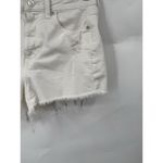 American Eagle Mom Jean Shorts Women 2 White Festival Preppy Frayed Denim Photo 10