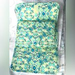 Great Condition LEMON HILL QUILTED WALLET VELCRO CLOSURE AND Zip POCKET in Back Blue Photo 5