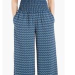 Max Studio NWT Floral Crepe Jumpsuit Sleeveless Surplice Smocked Waist Wide Leg Photo 10