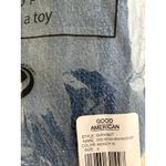 Good American Good Vintage Frayed Hem Jeans in Indigo Blue 0/25 NWT Photo 7