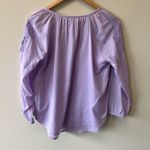 Roller Rabbit  Lilac Purple embroidered lightweight top Photo 6