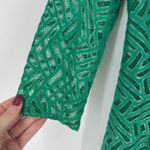 Lilly Pulitzer  Camellia Dress Kelly Green Lace Cutout Size 8 Holiday Party Photo 8
