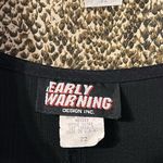 Vintage Early Morning Snake Skin Print 2 Piece Dress Suit 22 Black Size undefined Photo 3