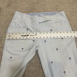 Tommy Hilfiger  10 embroidered palm striped crop pant P 3112 Photo 8