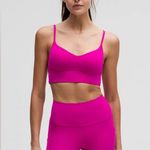 Lululemon Align Sweetheart Bra Light Support Ripened Raspberry Sports Bra Size 8 Photo 0