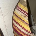 Bandolino Vintage  Striped Y2K Leather Slingback Point Toe Pumps 9M Photo 4