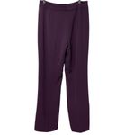 Women's Elegant Straight‎ Trouser Pants 6 Purple Career Workwear Photo 1
