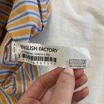 English Factory Blue And Orange Stripe Mini Dress Photo 9