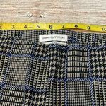 Urban Outfitters  Casey pull on flare pant Houndstooth Black Tan Blue Size S Photo 4