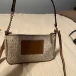 Michael Kors Monogram Cream Crossbody Bag Photo 1