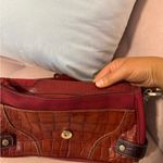 vintage wilson’s leather red y2k shoulder bag with buckle detail Photo 5