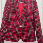Tommy Hilfiger women plaid blazer size 8 Photo 2