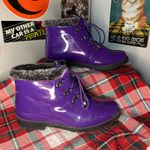 Comfortview Stylish Purple Ankle Boots Photo 1