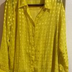 Selene Sport Vibrant Yellow Blouse Set‎ Size 2X Photo 6