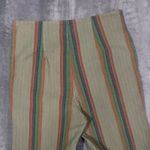 Free People EUC  Star of Wonder Striped Wide Leg Pants Flare Boho Green Women's 0 Photo 5