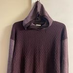 Smartwool  Shadow pine sweater hoodie maroon women Small Photo 4