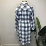 Torrid  Blue Plaid Long Sleeve Button Front Shirt Dress - New! - Size 18/20 (2) Photo 3