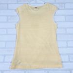 Columbia  PFG Fishing Gear Omni Wick Sleeveless Top Striped Yellow White Medium Photo 13