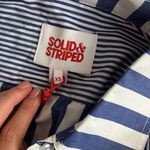 Solid & Striped NWT The Oxford Tunic in Stripe Shirting Midnight Blue Photo 5