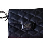 Juicy Couture  Black Liquorice Brighter‎ Than A Diamond Flap Wristlet Wallet NWT Photo 0