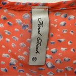 Final Touch  Women's Orange Patterned Top Size S Photo 8