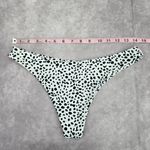 SheIn Black White Dots Thong Bikini Bottom Swimwear Medium Photo 2