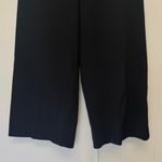 Vince  Black Wool Blend Twill Cropped Wide Leg Pants Work Trousers 4 Photo 2