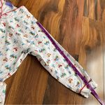 VTG Lanz of Salzburg Flannel 100% Cotton Nightgown Heart Buttons Log Cabin White Size L Photo 6