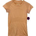 Lululemon  Swiftly Tech Short-Sleeve Shirt 2.0 Hip Length Top Orange Women Size 6 Photo 1